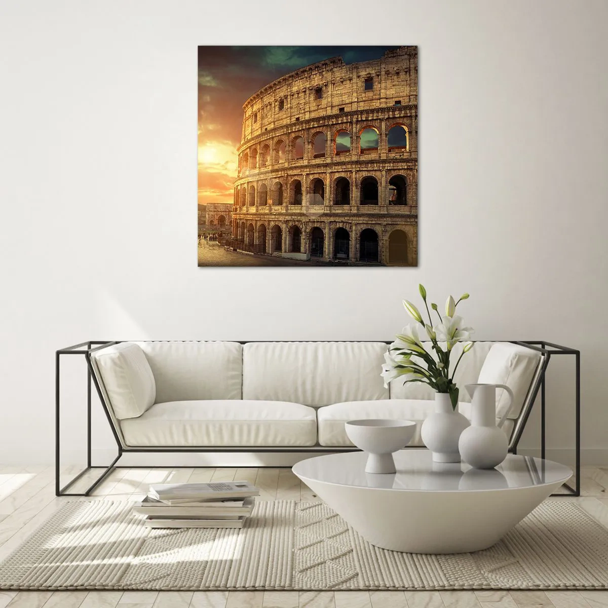 Impression sur verre - Image sur verre - Une impression colossale - 40x40 cm