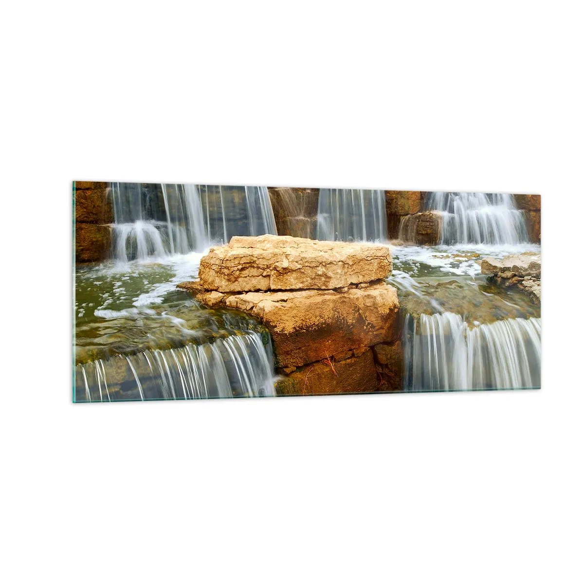 Impression sur verre - Image sur verre - Escalier vers le ciel - 100x40 cm