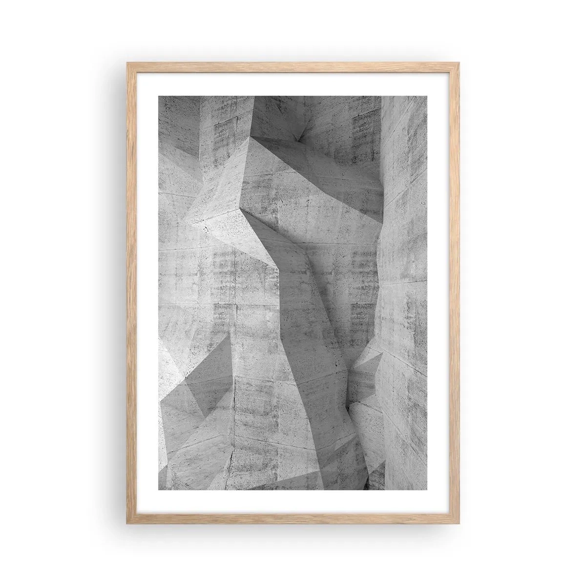 Affiche dans un chêne clair - Poster - Un vrai challenge - 50x70 cm