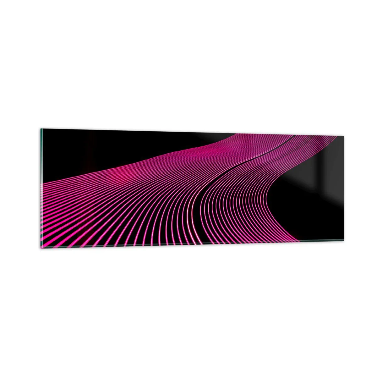 Impression sur verre - Image sur verre - Avenue de lumière - 90x30 cm