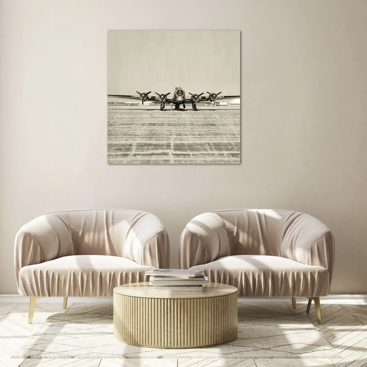 Impression sur verre - Image sur verre - Toujours prêt! - 70x70 cm