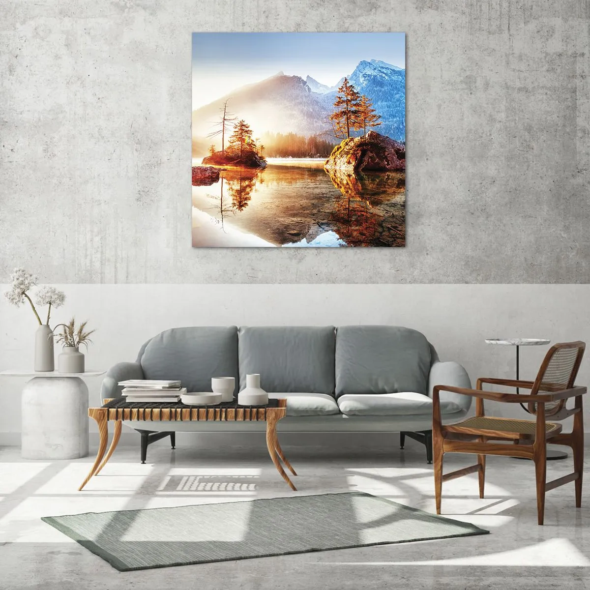 Impression sur verre - Image sur verre - La nature sous un nouveau jour - 40x40 cm