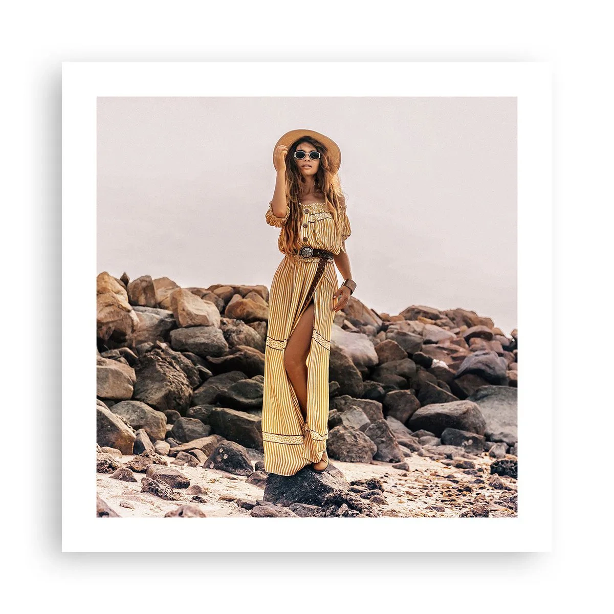 Affiche - Poster - La magie des pierres - 50x50 cm