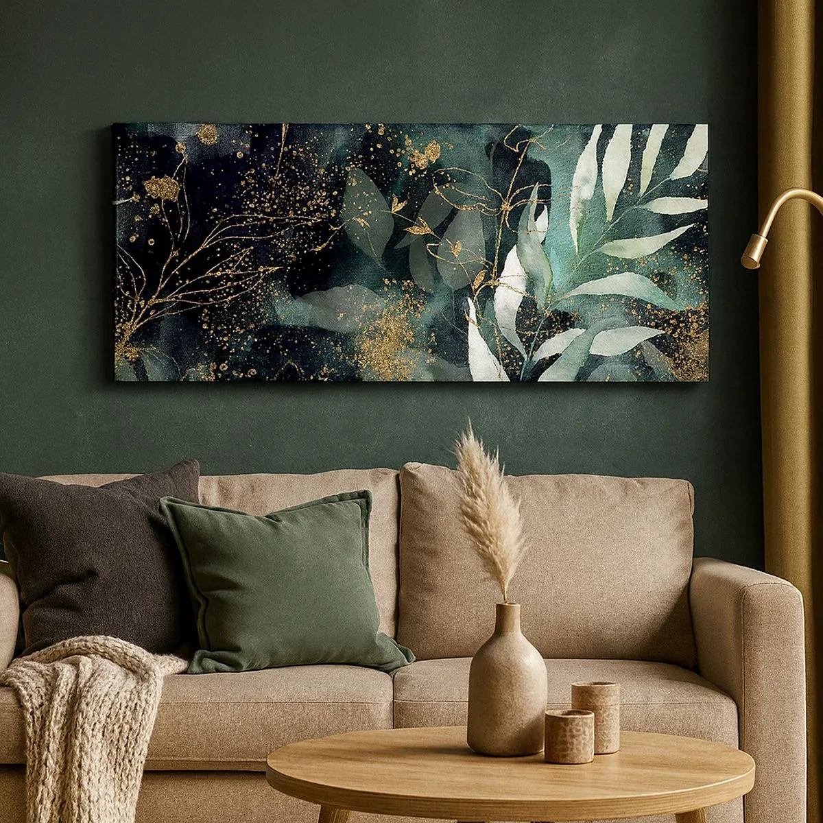 Impression sur toile - Image sur toile - Jardin magique - 100x40 cm