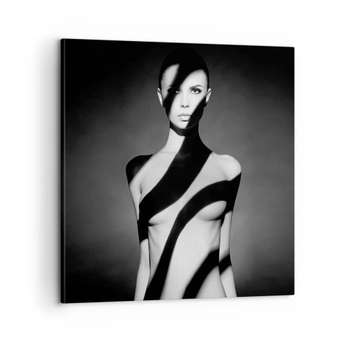 Impression sur toile - Image sur toile - Dans la brillance et l'ombre - 60x60 cm