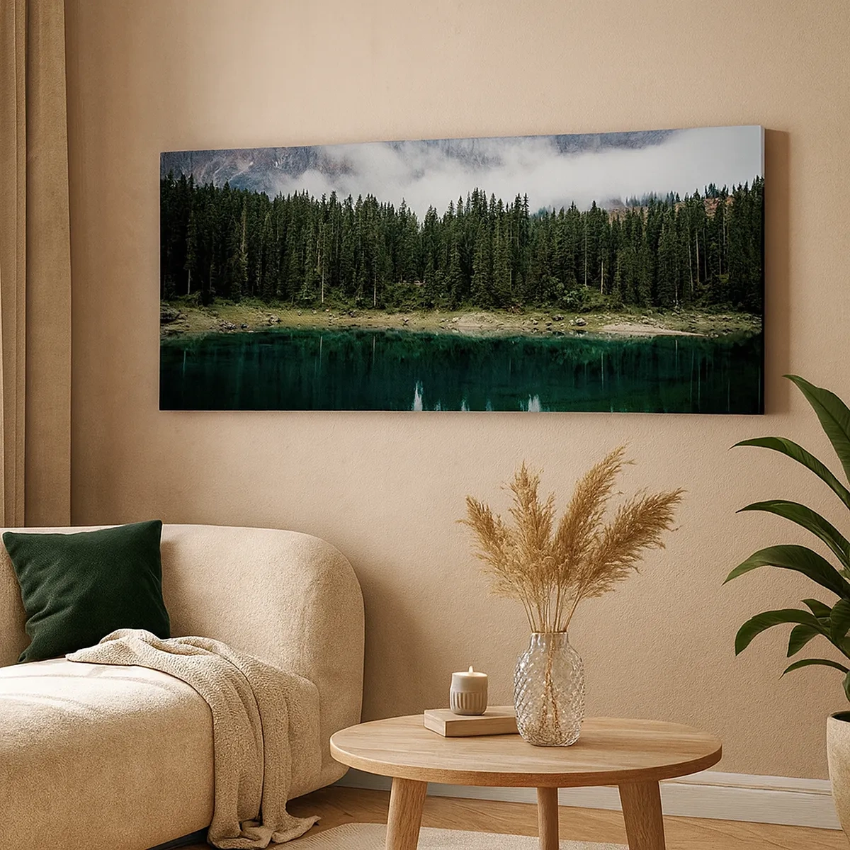 Impression sur toile - Image sur toile - Chut, chut, ne réveillons pas l'eau qui dort - 30x30 cm