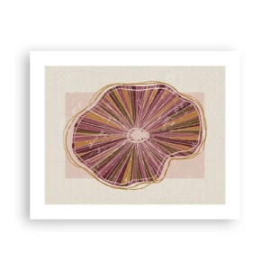 Affiche - Poster - Abstraction rayonnante - 50x40 cm