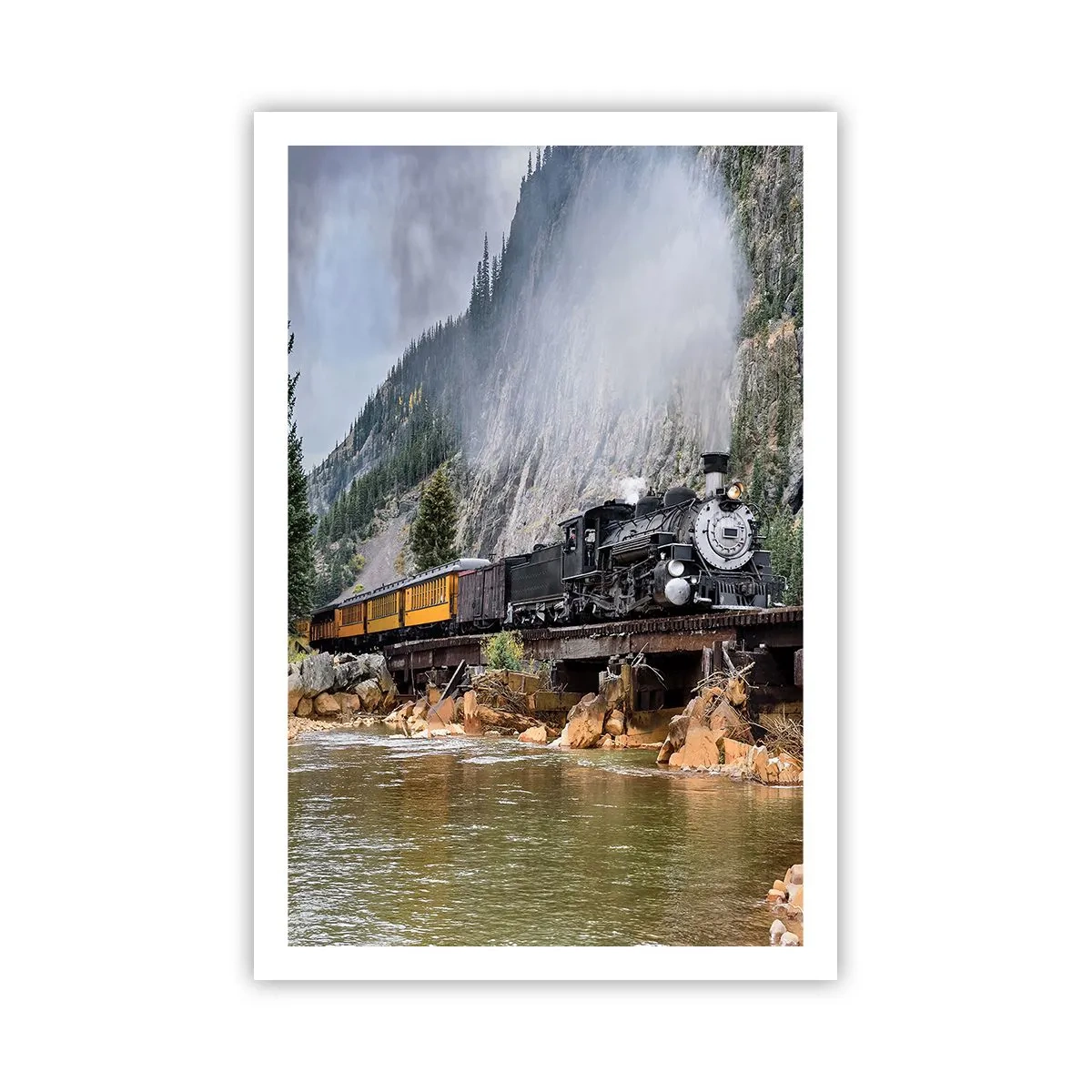 Affiche - Poster - Et lui jusqu'où? Jusqu'où? - 61x91 cm