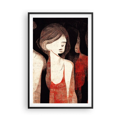 Affiche dans un cadre noir - Poster - Madones des ténèbres - 61x91 cm