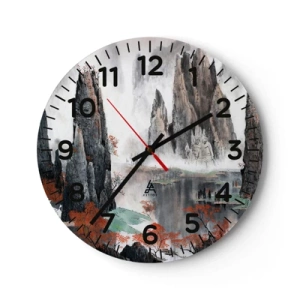 Horloge murale - Pendule murale - De puissants gardiens - 30x30 cm
