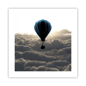 Affiche - Poster - Un vagabond au dessus des nuages - 40x40 cm