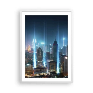 Affiche dans un cadre blanc - Poster - À Berlin au paradis - 50x70 cm