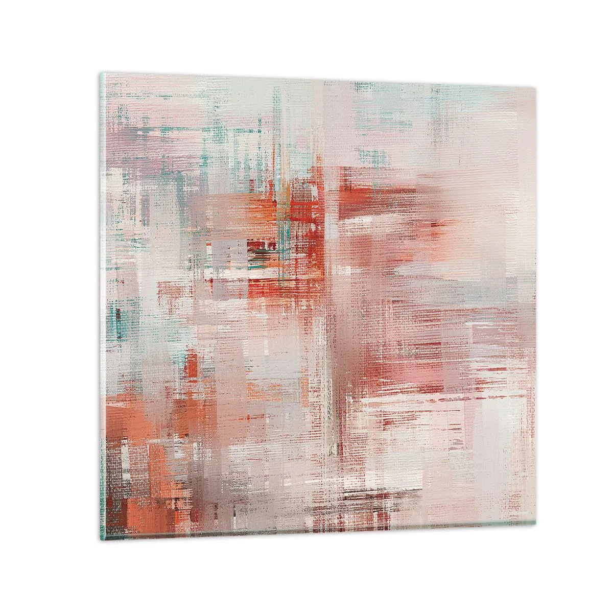 Impression sur verre - Image sur verre - Brumeux. Mais rose - 70x70 cm