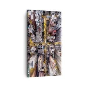 Impression sur toile - Image sur toile - Salutations de Hong-Kong - 45x80 cm