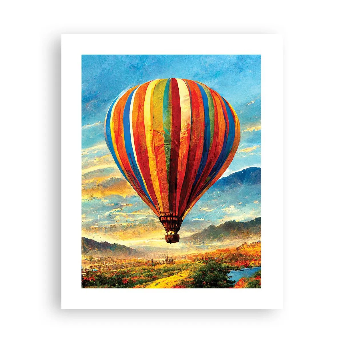 Affiche - Poster - Dans le silence on voit mieux - 40x50 cm