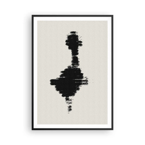 Affiche dans un cadre noir - Poster - Vibrations de l'imagination - 70x100 cm