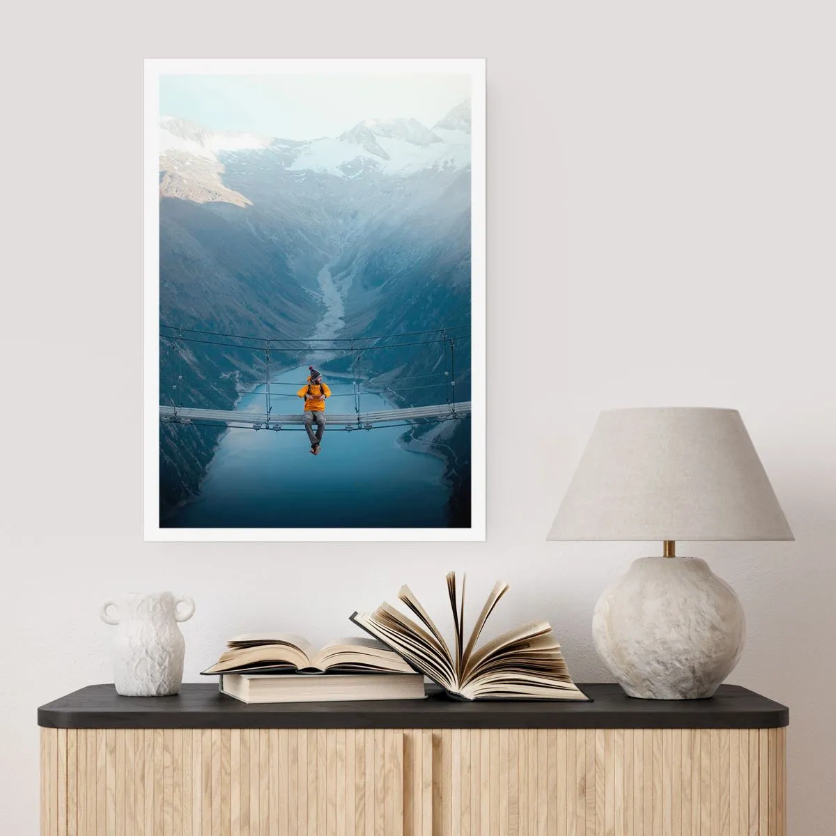 Affiche - Poster - Ravi de la suspension - 70x100 cm