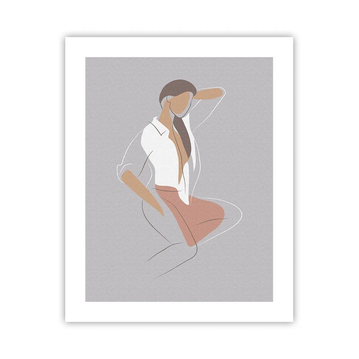 Affiche - Poster - Contour gracieux - 40x50 cm