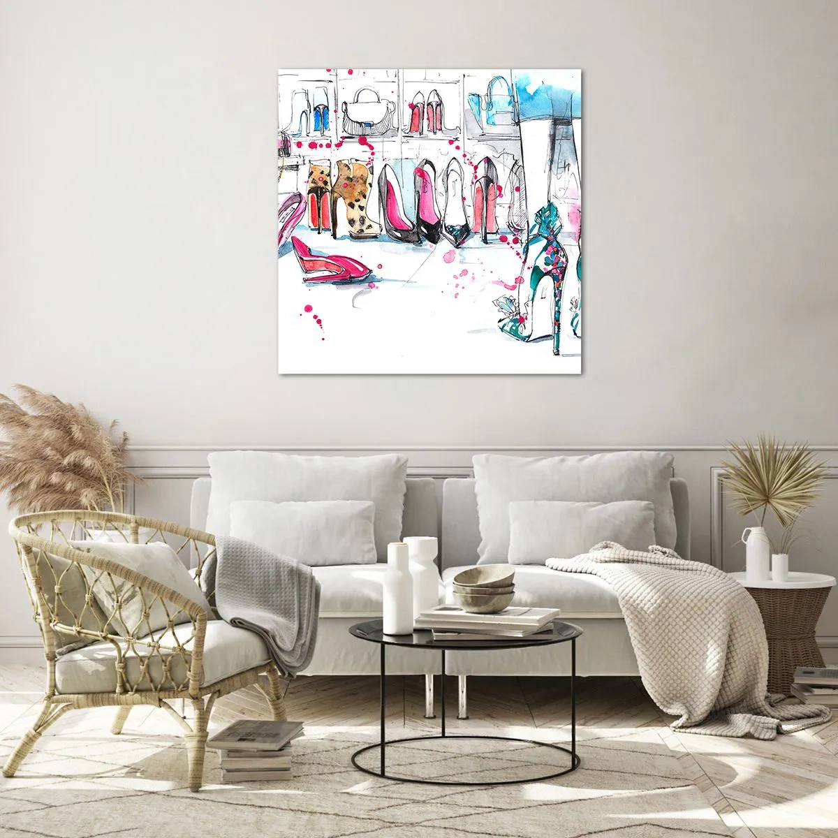 Impression sur verre - Image sur verre - Sésame, ouvre-toi - 70x70 cm