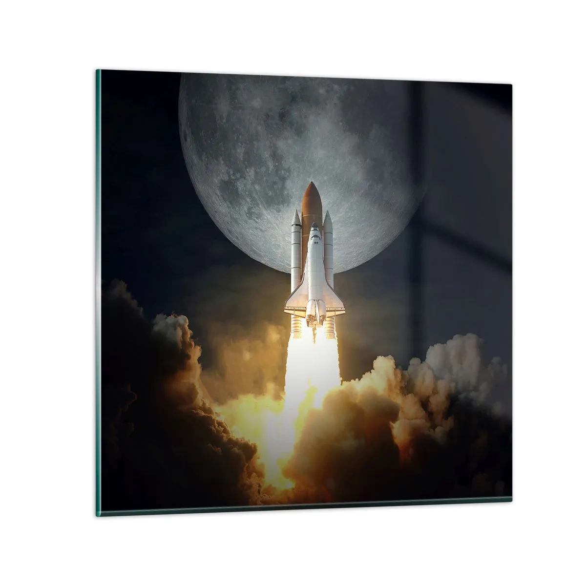 Impression sur verre - Image sur verre - Le début d'une aventure surnaturelle - 50x50 cm