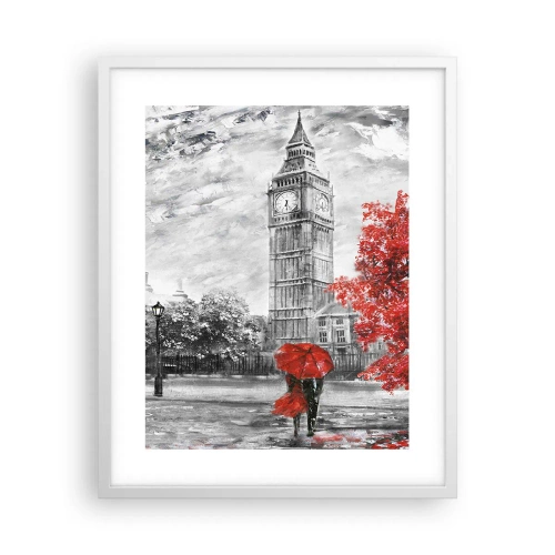 Affiche dans un cadre blanc - Poster - Une journée passionnante - 40x50 cm