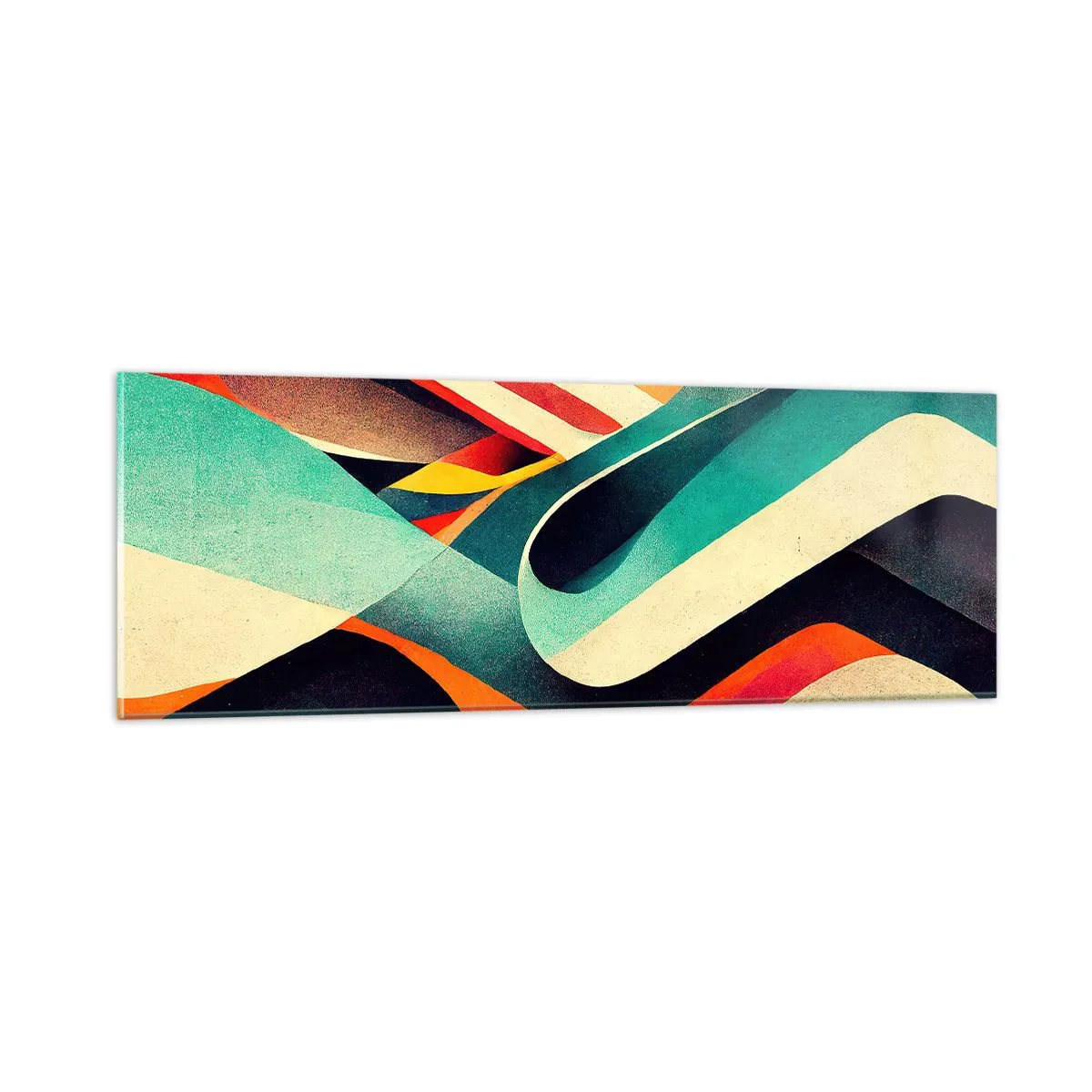 Impression sur verre - Image sur verre - Composition intense - 90x30 cm