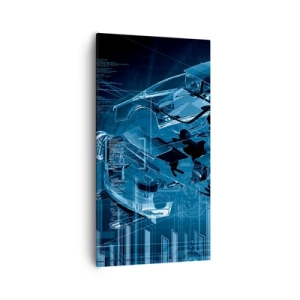 Impression sur toile - Image sur toile - Anatomie de l'ingénierie - 55x100 cm