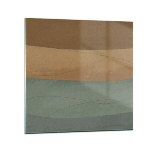 Impression sur verre - Image sur verre - Composition horizontale - 30x30 cm