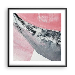 Affiche dans un cadre noir - Poster - Composition assortie - 50x50 cm