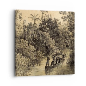 Impression sur toile - Image sur toile - Expédition à la source - 40x40 cm