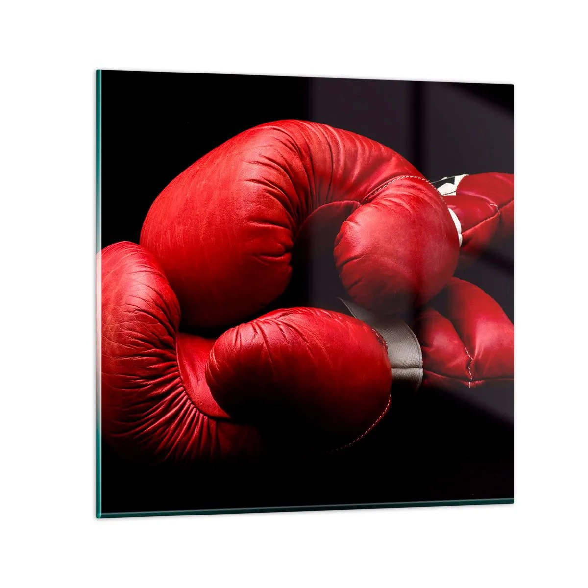 Impression sur verre - Image sur verre - Les émotions du combat sont derrière nous - 60x60 cm