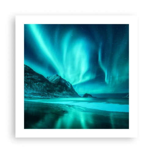Affiche - Poster - Merveilles du Nord - 50x50 cm