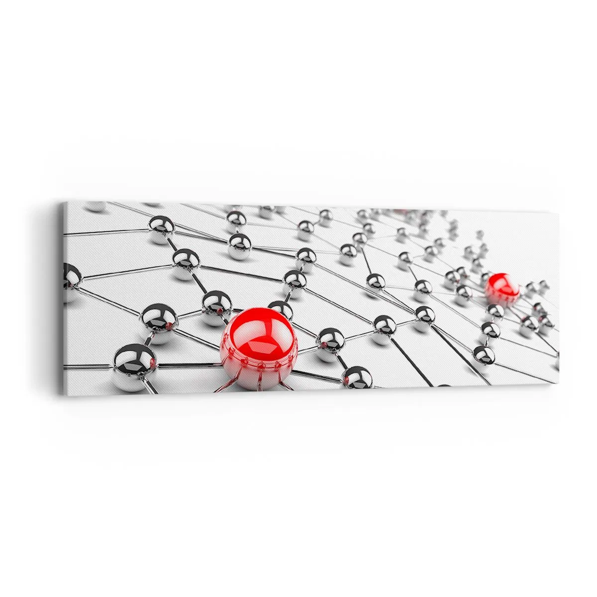 Impression sur toile - Image sur toile - Toile argentée - 90x30 cm