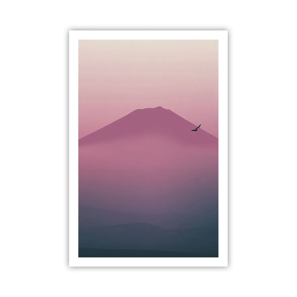 Affiche - Poster - Des pèlerins au dessus des nuages - 61x91 cm