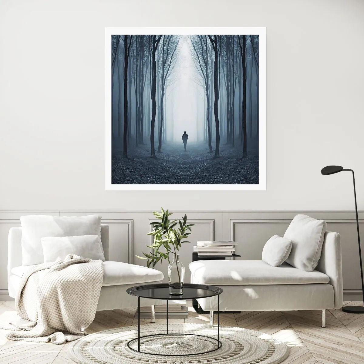 Affiche - Poster - Tout est simple et clair - 40x40 cm