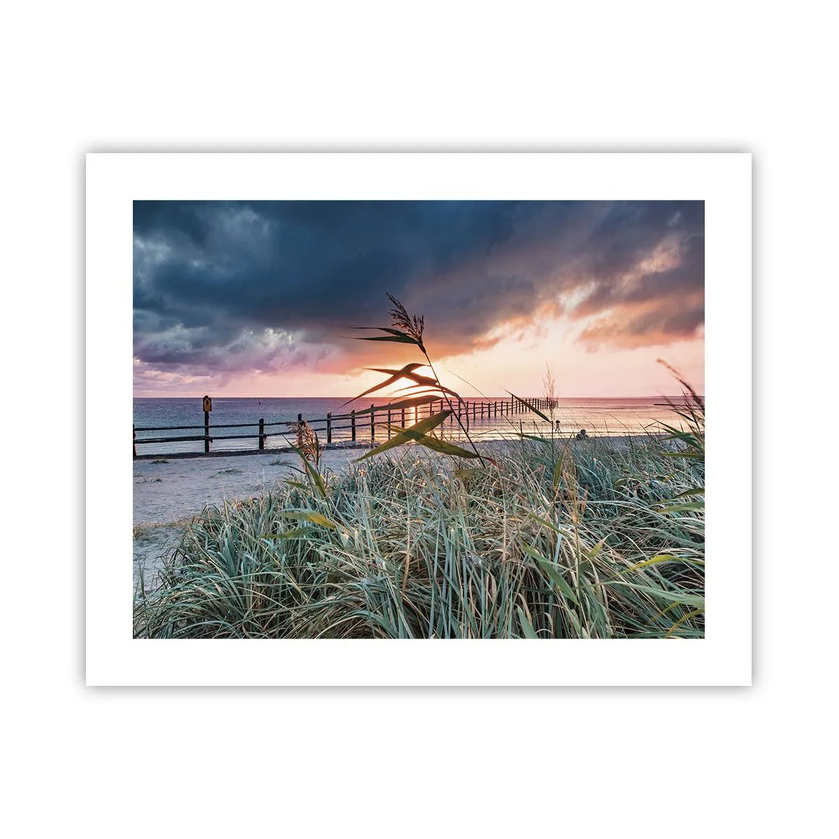 Affiche - Poster - Ça ne passe pas avec le vent - 50x40 cm