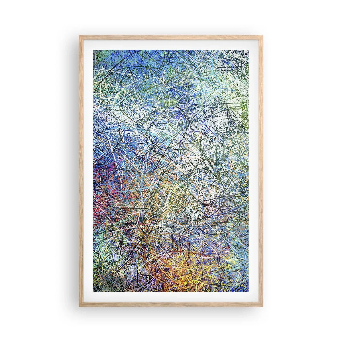 Affiche dans un chêne clair - Poster - Ce n'est pas si simple - 61x91 cm