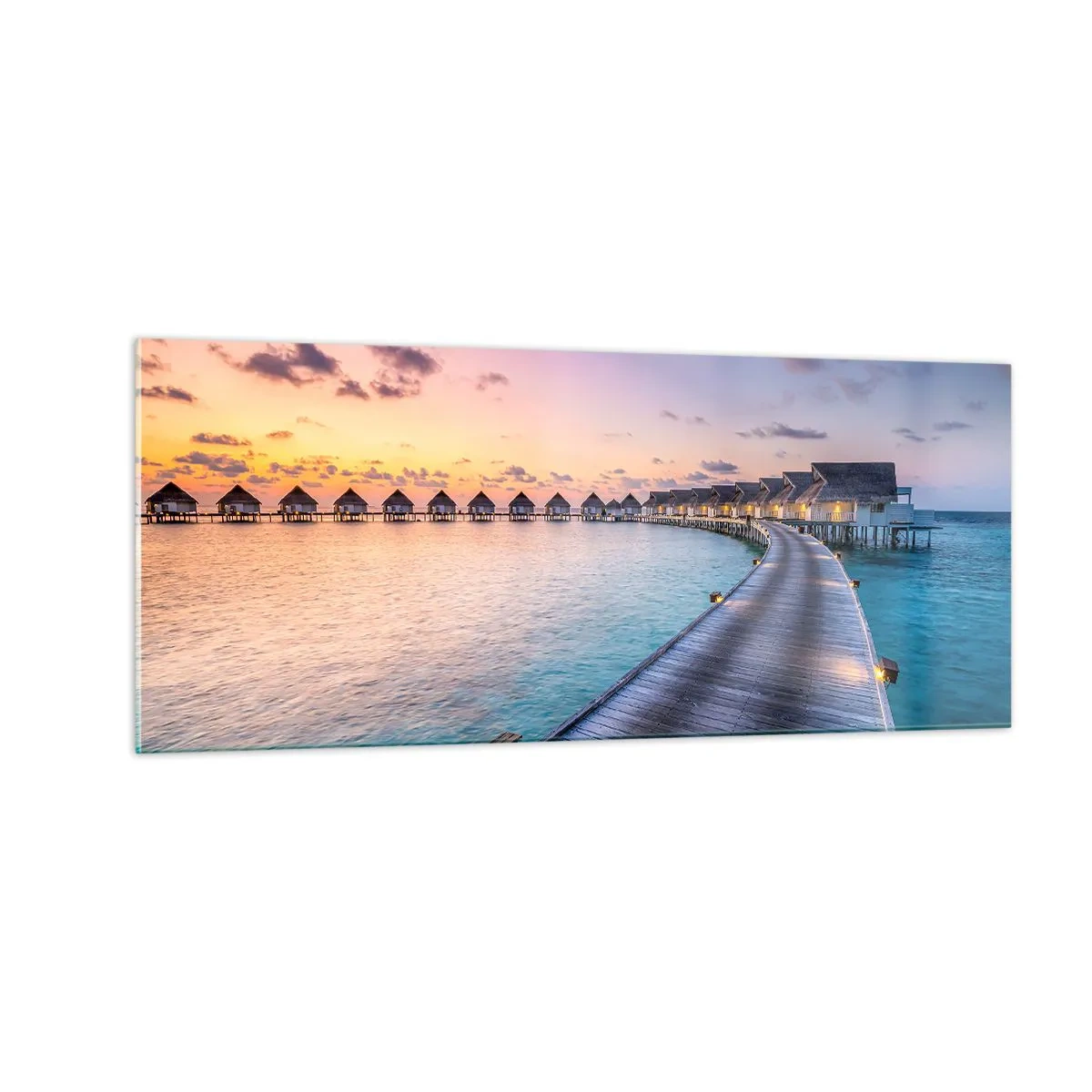 Impression sur verre - Image sur verre - Vacances - retour aux sources - 100x40 cm