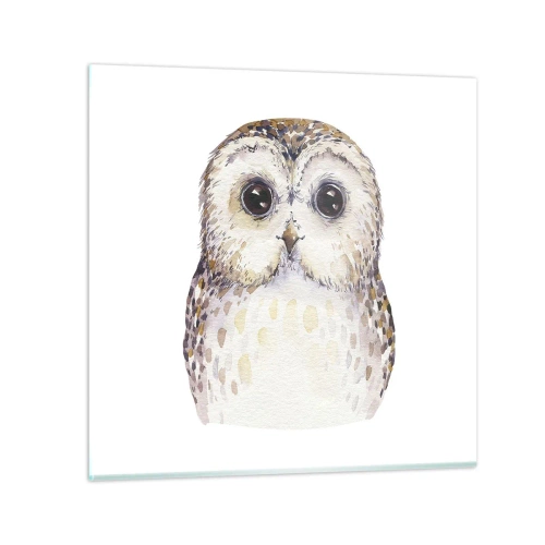 Impression sur verre - Image sur verre - Regarde-moi dans les yeux - 50x50 cm