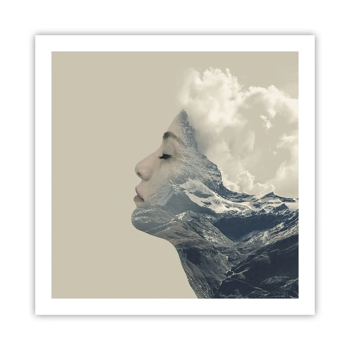 Affiche - Poster - La beauté des éléments - 60x60 cm