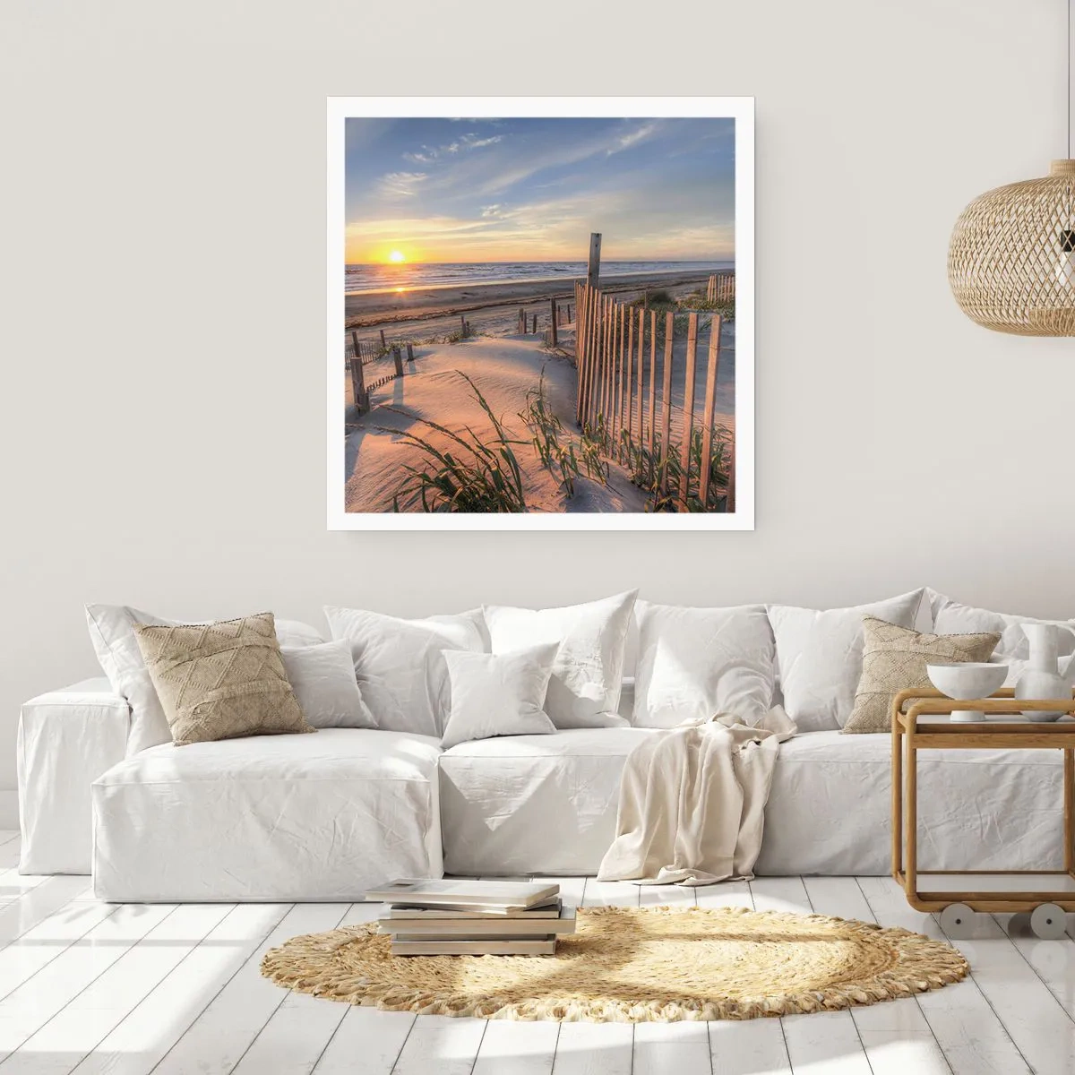 Affiche - Poster - Ombre et brillance du vent - 40x40 cm