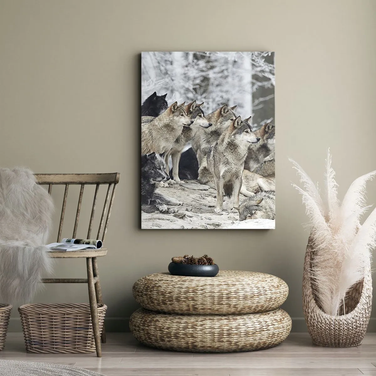 Impression sur toile - Image sur toile - Famille et amis - 65x120 cm