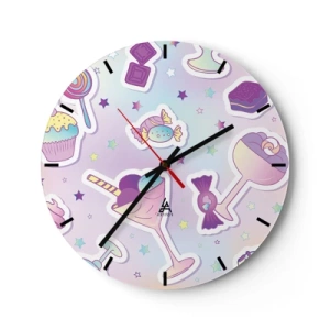Horloge murale - Pendule murale - Pour que tous les jours soit un anniversaire  - 40x40 cm