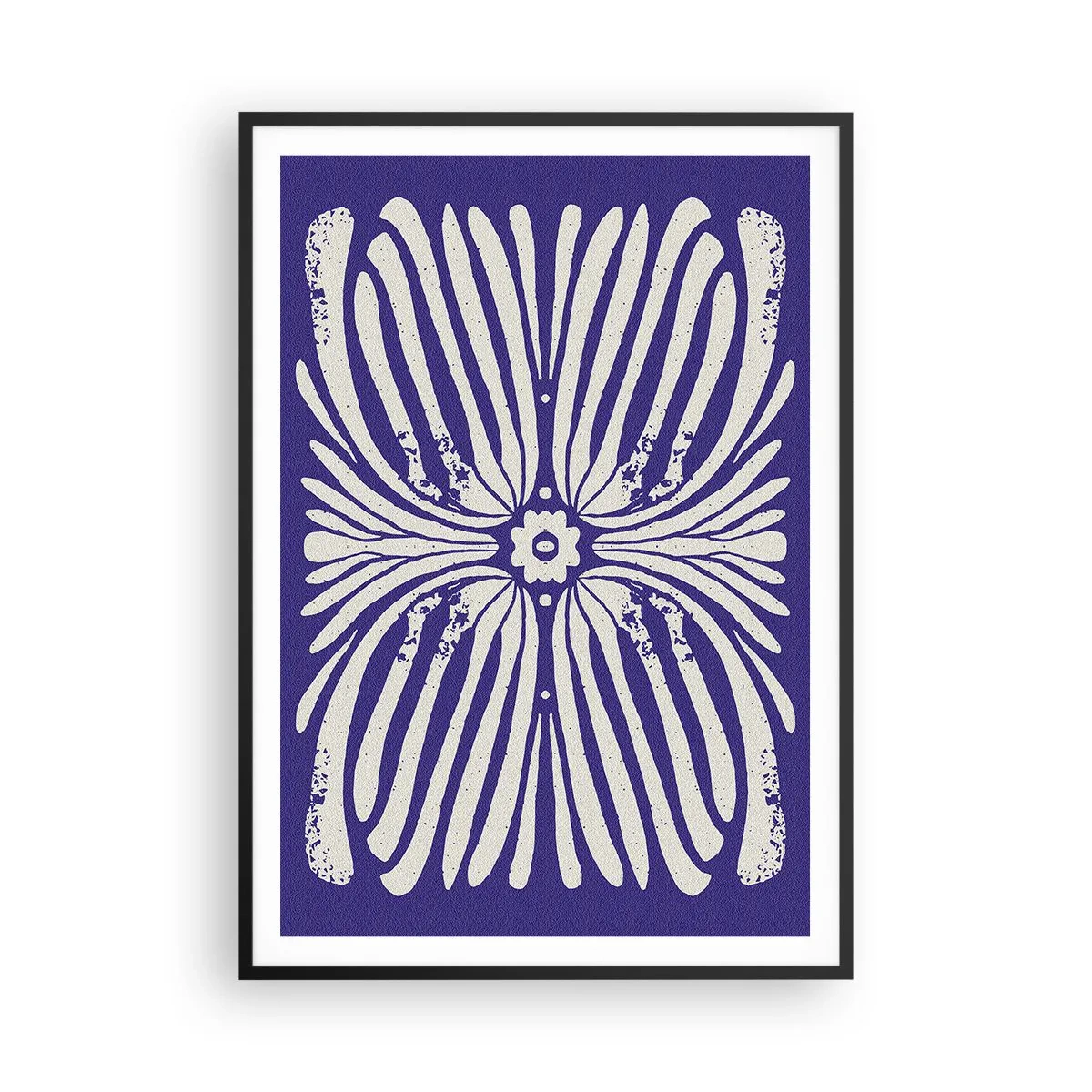 Affiche dans un cadre noir - Poster - Inspirations ethniques - 70x100 cm