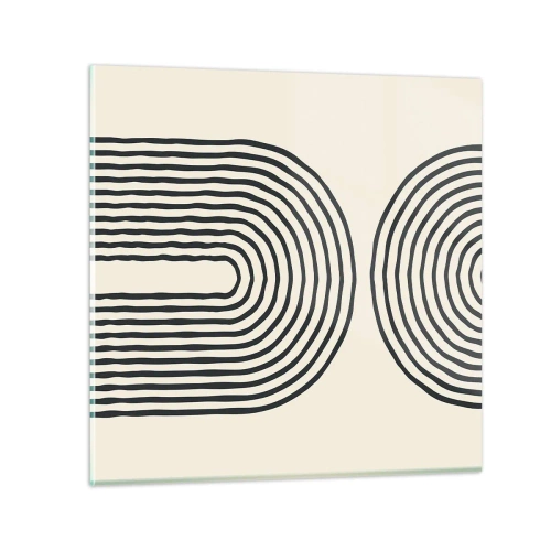 Impression sur verre - Image sur verre - Dans un instant... - 60x60 cm