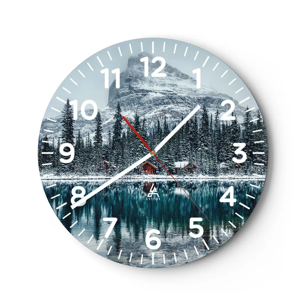 Horloge murale - Pendule murale - Retraite canadienne - 30x30 cm