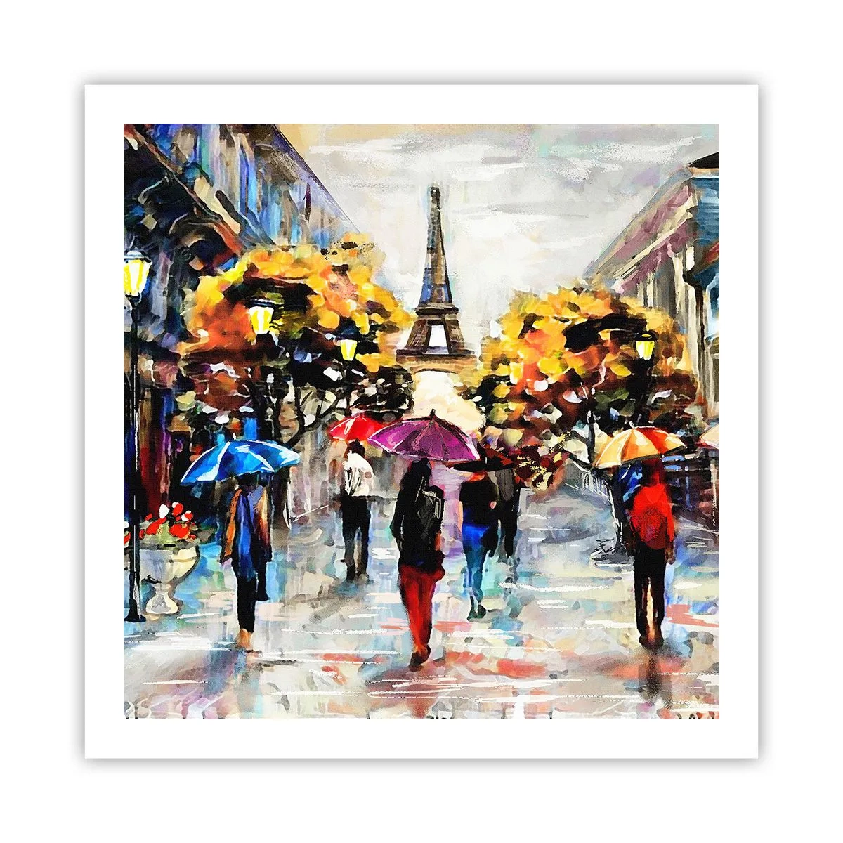 Affiche - Poster - Particulièrement beau en automne - 60x60 cm