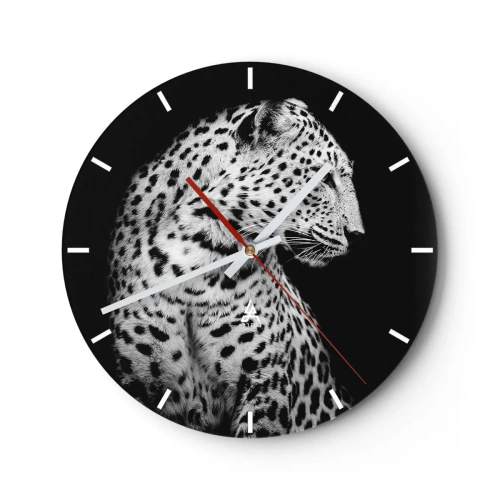 Horloge murale - Pendule murale - Presque un profil parfait! - 40x40 cm