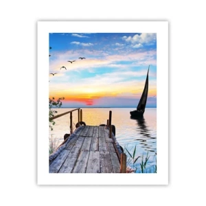 Affiche - Poster - Bonsoir! - 40x50 cm