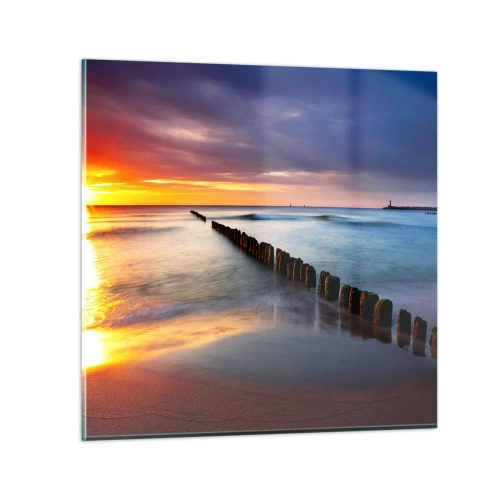 Impression sur verre - Image sur verre - Ecoute le silence - 40x40 cm